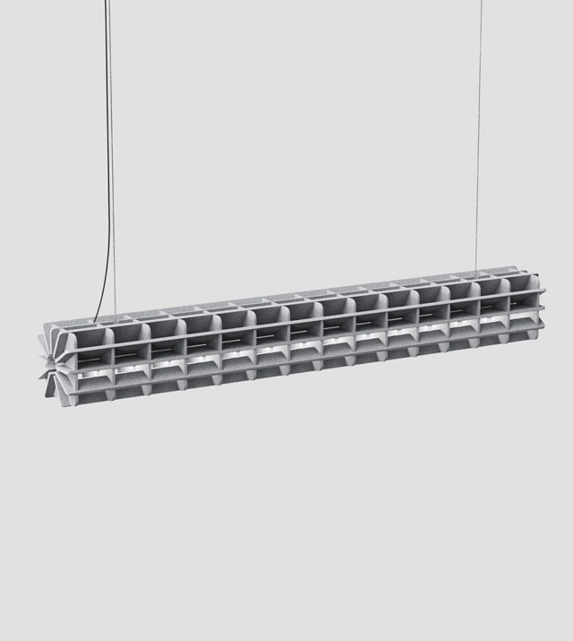 Akoestische Hanglamp Radial