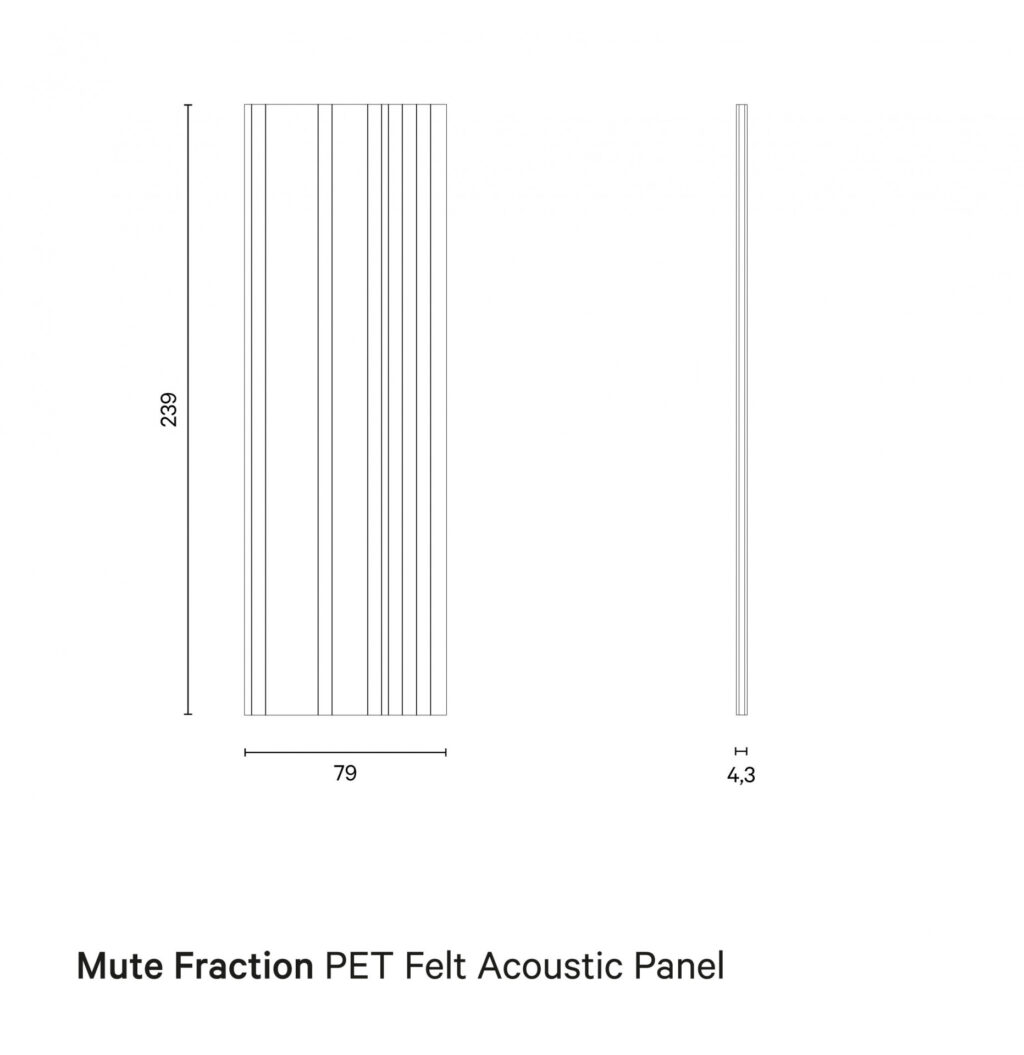 Wandpaneel Mute Fraction