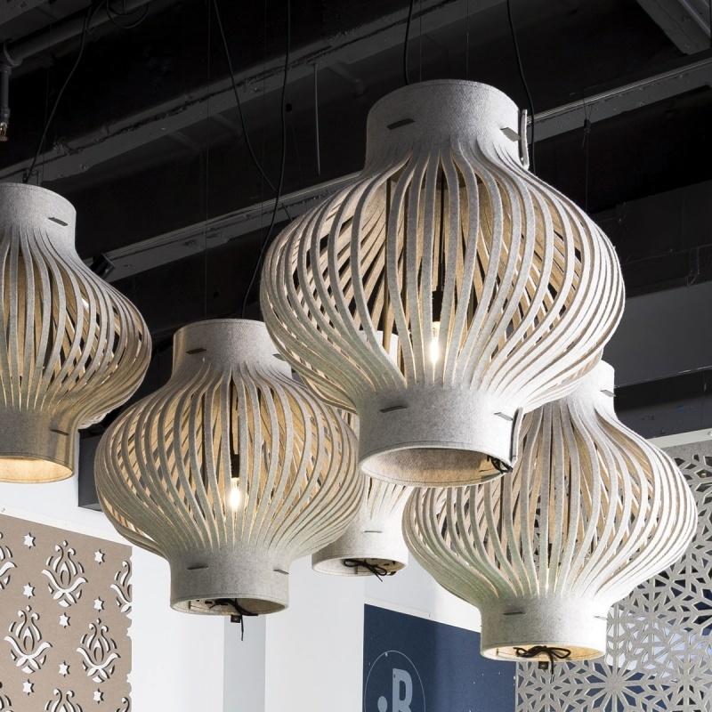 Akoestische Hanglamp BuzziLight Mono