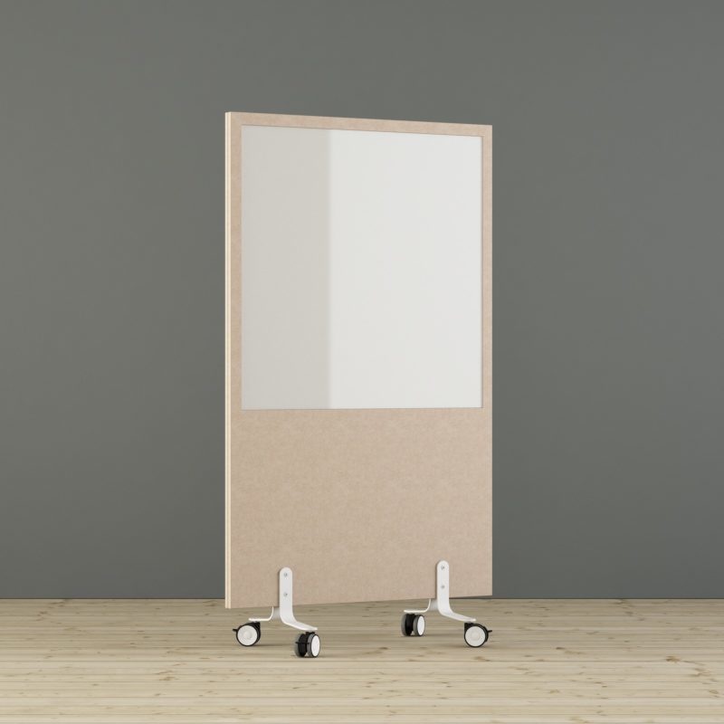 LimbusFloor Glass Scheidingswand Met Glazen Schrijfbord