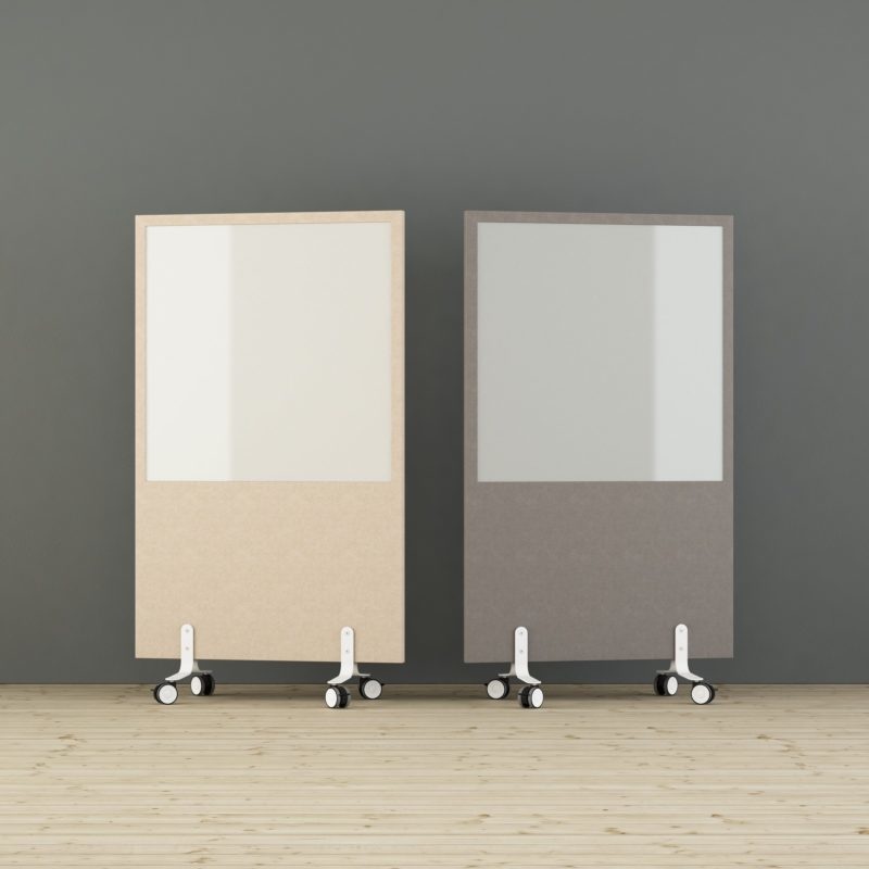 LimbusFloor Glass Scheidingswand Met Glazen Schrijfbord