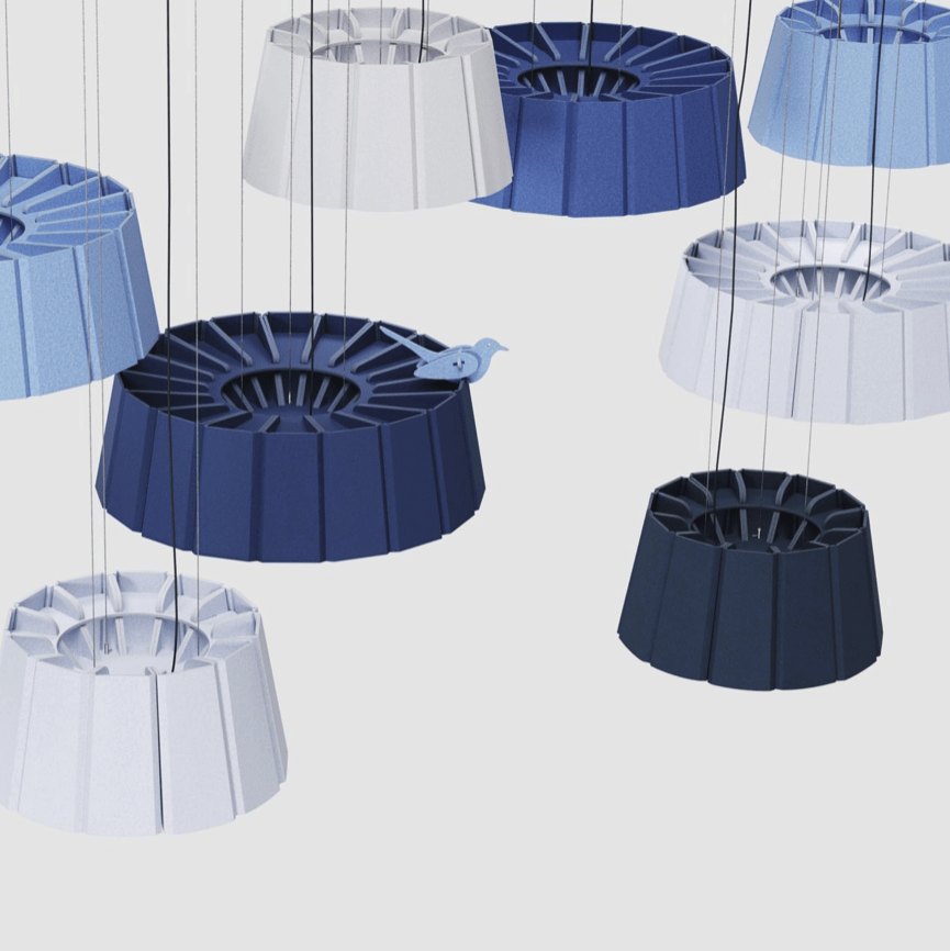 Akoestische Hanglamp Aster