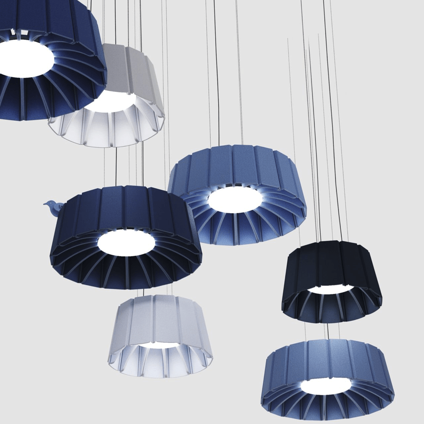 Akoestische Hanglamp Aster