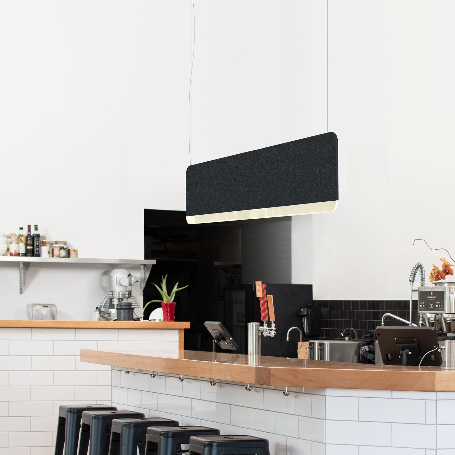 Akoestische Hanglamp SLAB 150