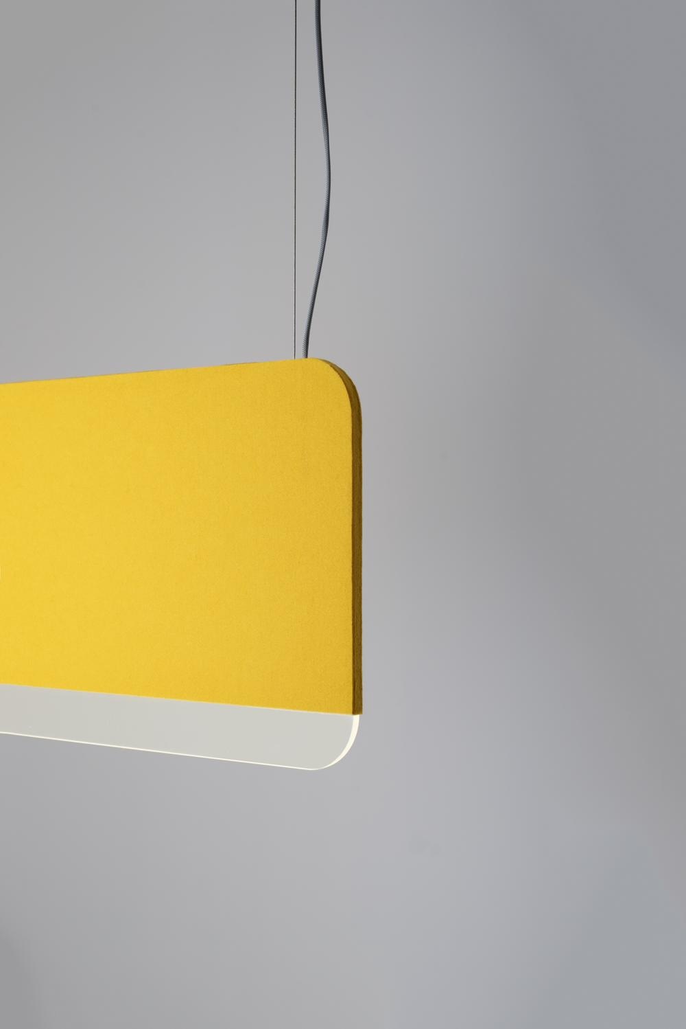 Akoestische Hanglamp SLAB 90