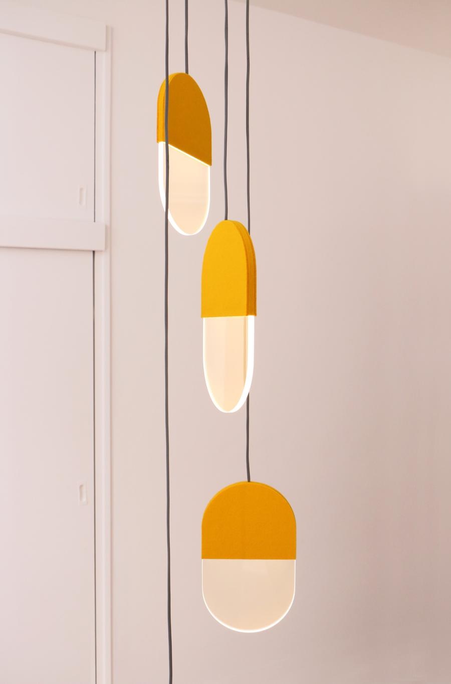 Akoestische Hanglamp SLAB 20