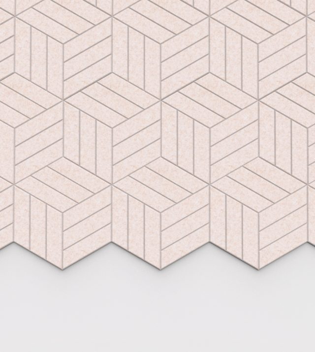 Tegels Hexagon Diamond Lines Large