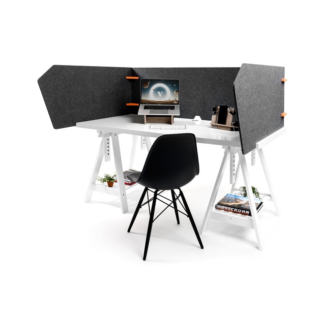 Akoestisch Bureauscherm Deskify Topdesk