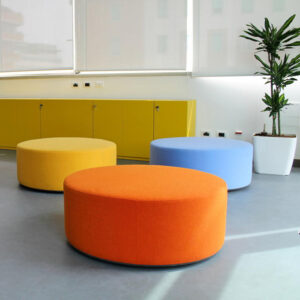 Akoestische Hocker BuzziPouf Rond