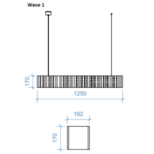 Akoestische Hanglamp Wave