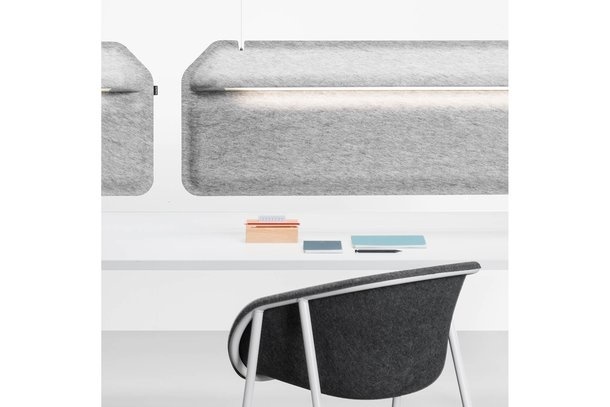 AK 2 Bureauscherm met lamp