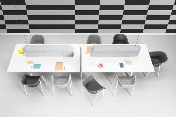 AK 2 Bureauscherm met lamp