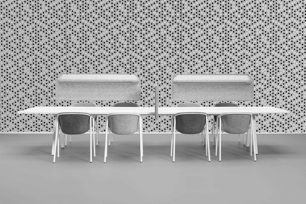 AK 2 Bureauscherm met lamp